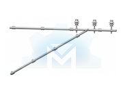 Узлы крепления кронштейнов и траверс 8135-1