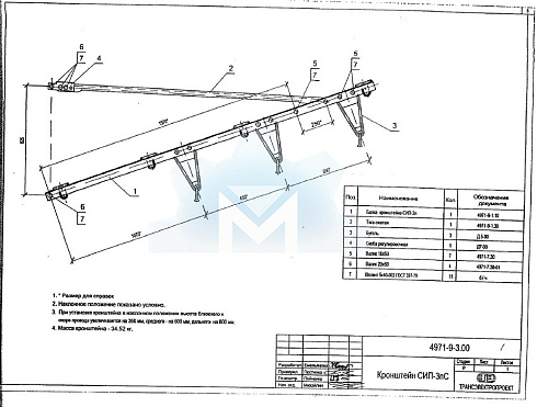 Кронштейн СИП-3пC
