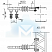 411307-ТМП-705 Узел подвески двух ВОК на ригеле жесткой поперечины на диэлектрическом кронштейне ДК-ВОК